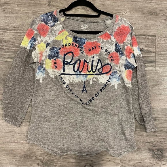 Justice Knit Colourful Paris Sweater - Sweet Find - Picture 3 of 10